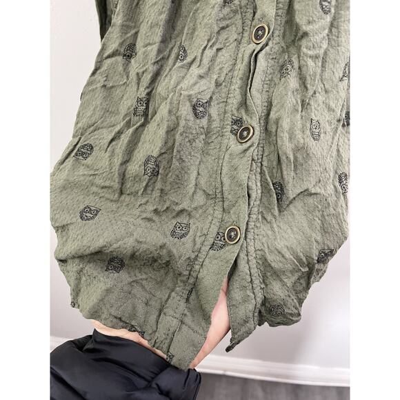 Boho Goblin Core Peasant Tunic Top 3X Indie Minimalist Fairy Grunge Lagom Relax - Picture 7 of 13